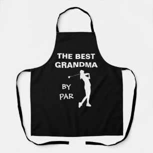Delantal La Mejor Abuela De Par Golf Nana Gram Golfer Pun