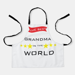 Delantal La mejor abuela del mundo 