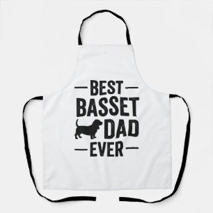 Delantal La Mejor Camiseta de Perro de Grabado Vintage para