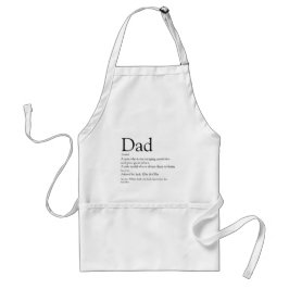 Delantal La mejor definición de papá del mundo