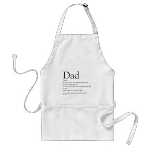 Delantal La mejor definición de papá del mundo