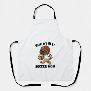DELANTAL LA MEJOR MAMÁ DE FÚTBOL DEL MUNDO - JUGADORA DE PU
