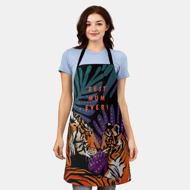 Delantal LA MEJOR MAMÁ DE LA Historia (Gastado)