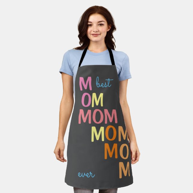Delantal La Mejor Mamá del Mundo (Gastado)