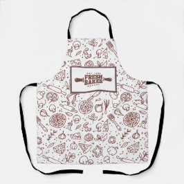 Delantal La Mejor Pizza Moderna de la Ciudad Profesional 