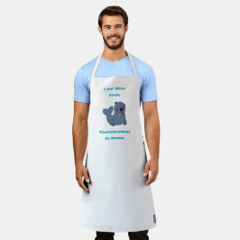 Delantal La mía la conseguí de Fabric Seal en Zazzle