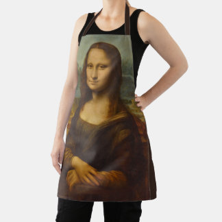 Delantal La Mona Lisa de Leonardo da Vinci