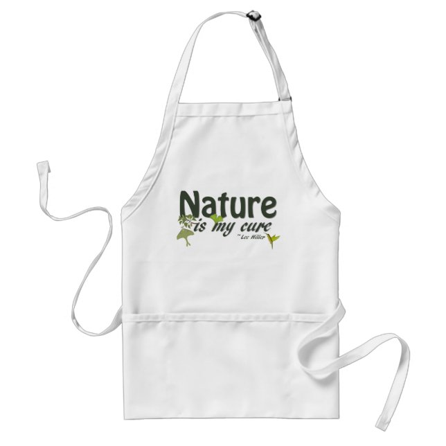Delantal La Naturaleza Es Mi Cura Apron (Frente)