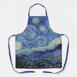 Delantal La noche estrellada de Van Gogh