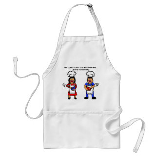 Delantal La Pareja Que Cocina Juntos