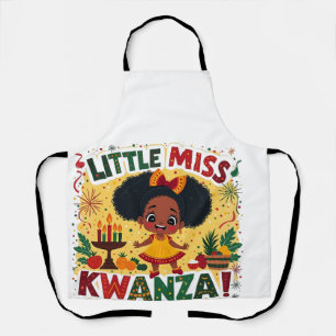 Delantal La pequeña Miss Kwanza Afro-American Kwanaz