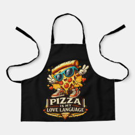 Delantal La Pizza Es Mi Amor Regalo Divertido Para Amantes