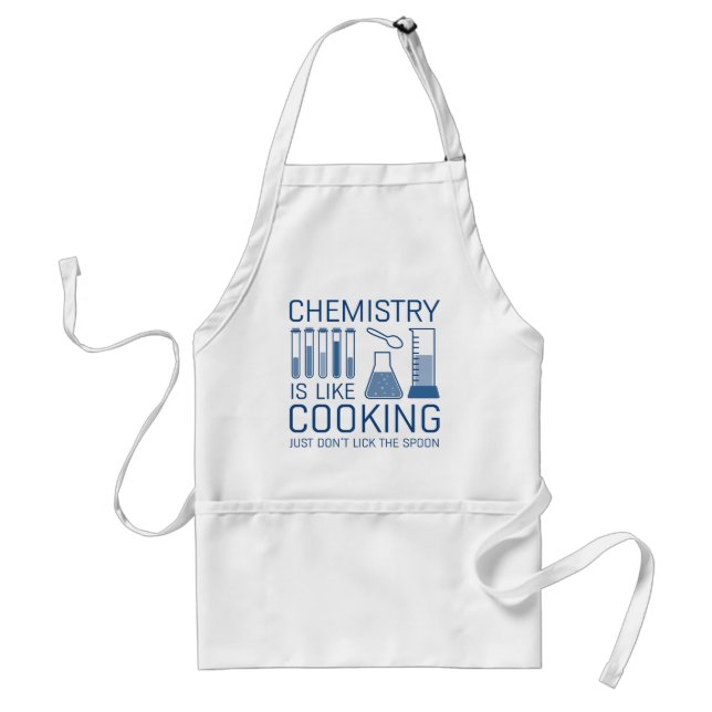 Delantal La Química Es Como La Cocina (Frente)