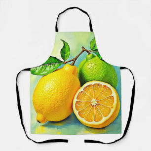 Delantal La ráfaga de cítricos de Zesty en el diseño