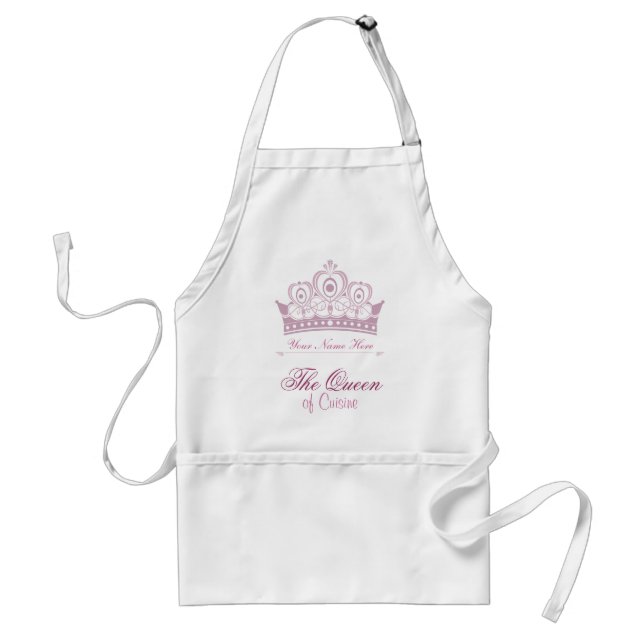 Delantal La reina de la cocina (Frente)