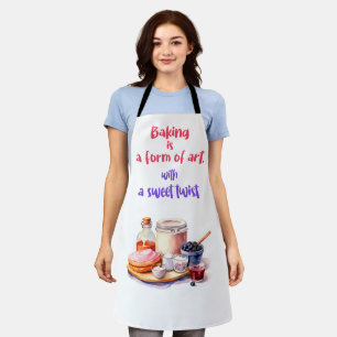 Delantal La repostería es una forma de arte