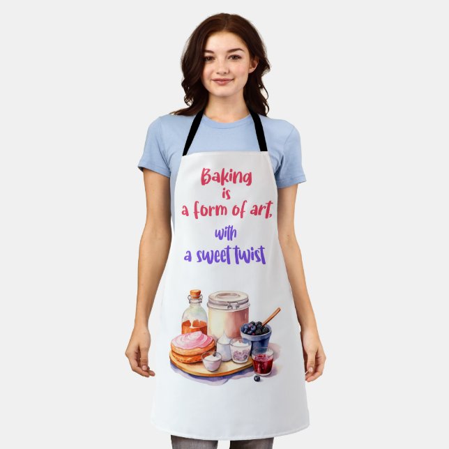 Delantal La repostería es una forma de arte (Gastado)