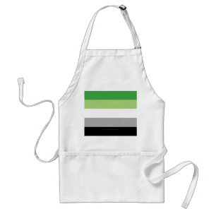 Delantal La romántica bandera del orgullo de SlipperyJoe ob