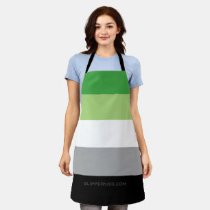 Delantal La romántica bandera del orgullo de SlipperyJoe ob