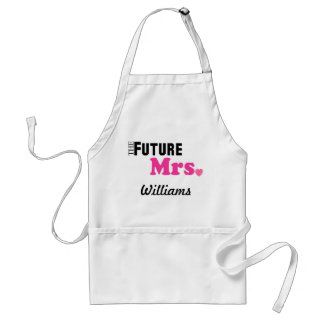 Delantal La señora futura Custom Apron