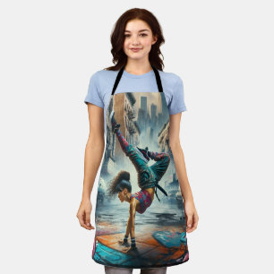 Delantal La silueta de Nueva York