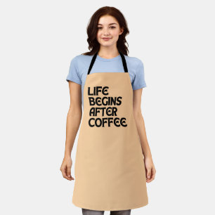 DELANTAL LA VIDA COMIENZA DESPUÉS DEL CAFÉ