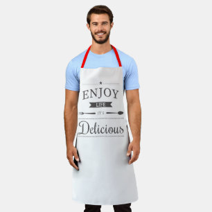 Delantal La Vida De Enjot Es Deliciosa
