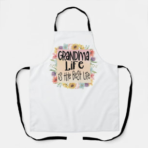 Delantal La vida de la abuela es lo mejor