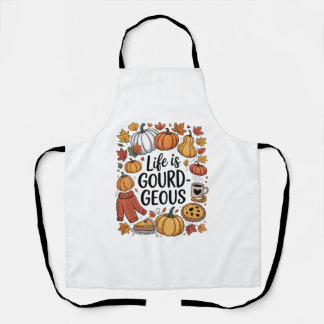 Delantal La vida es la caída de Gourd-geous