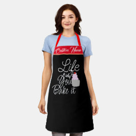 Delantal La vida es lo que se hace a Apron - Cita divertida