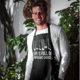 Delantal La vida está llena de importantes Navidades de gol