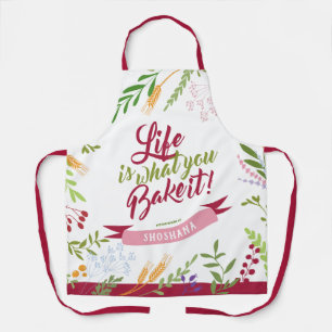 Delantal La vida personalizada es lo que se le hace a Apron