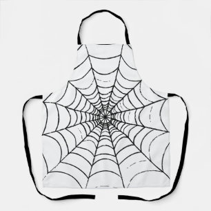 Delantal La web de una araña simple