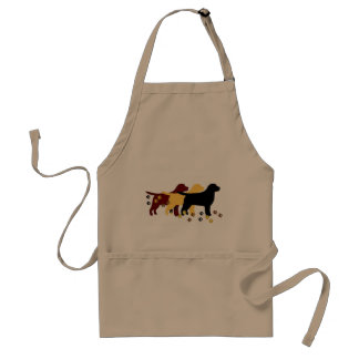 Delantal Laboratorios Brookhaven_Labradors en 3 colores y p