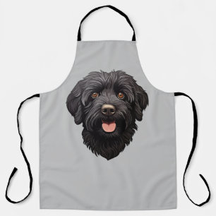 Delantal Labradoodle Perro Negro