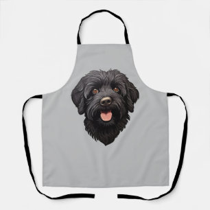 Delantal Labradoodle Perro Negro