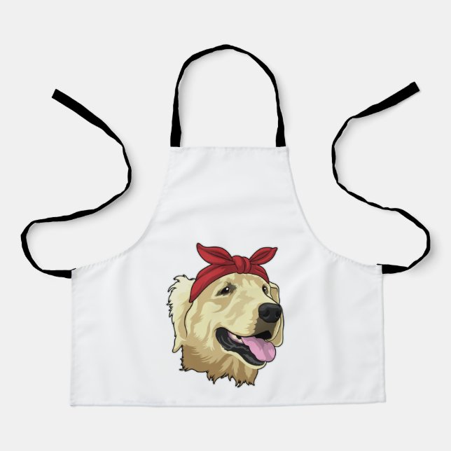 Delantal Labrador con Bandana (Anverso)