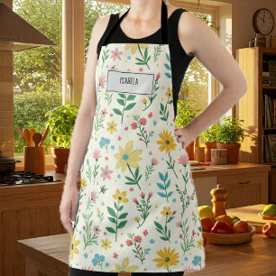Delantal Ladies floral apron Spring   Floral apron   Gift