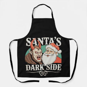 Delantal Lado Oscuro de Santa Krampus Krampusnacht Navidad