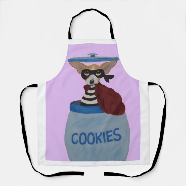 Delantal Ladrón de Galletas Chihuahua (Anverso)