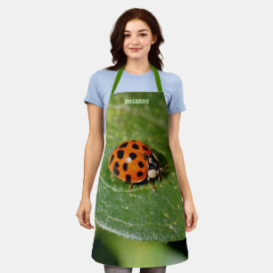 Delantal Ladybug En Leaf Personalizado