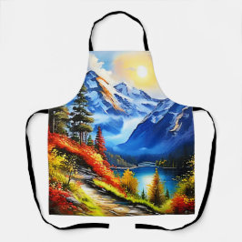 Delantal Lago de montaña: Vista panorámica