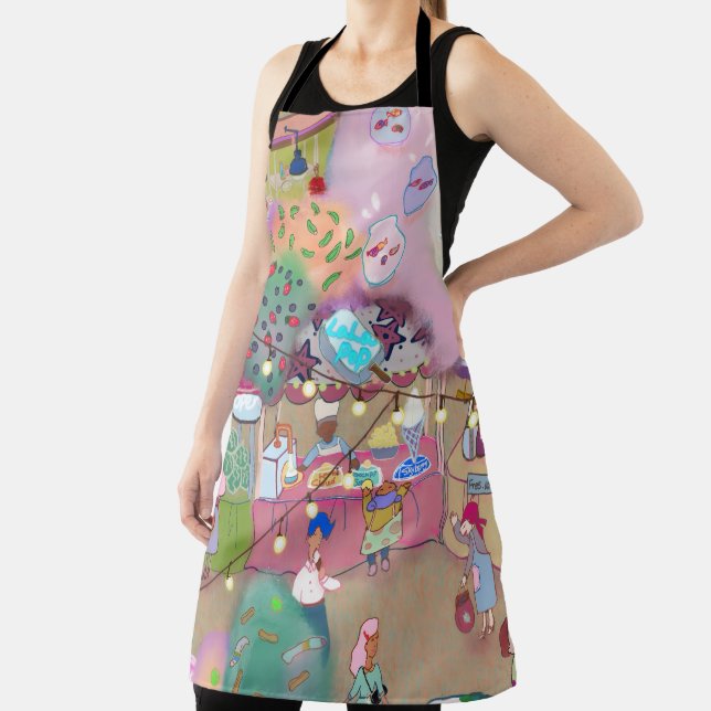 Delantal LALATOWN All-Over Print Apron (in situ)