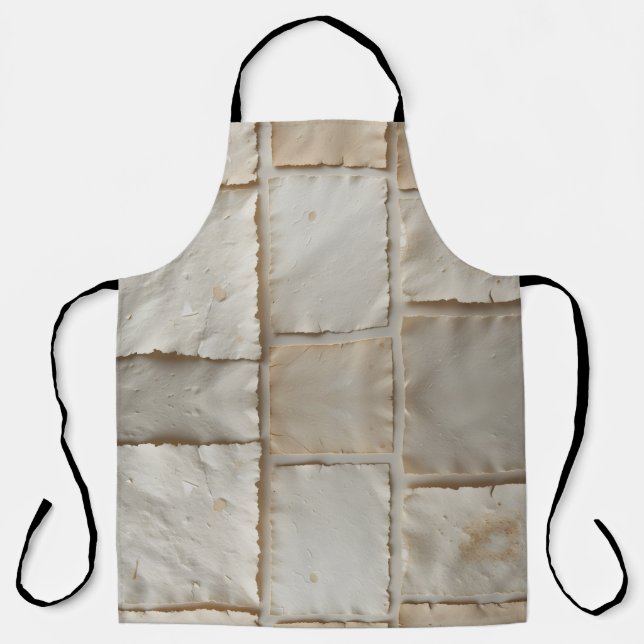 Delantal Lámina de papel manual texturizada (Anverso)