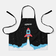 Lanzamiento de cohetes en niños del espacio ultrat