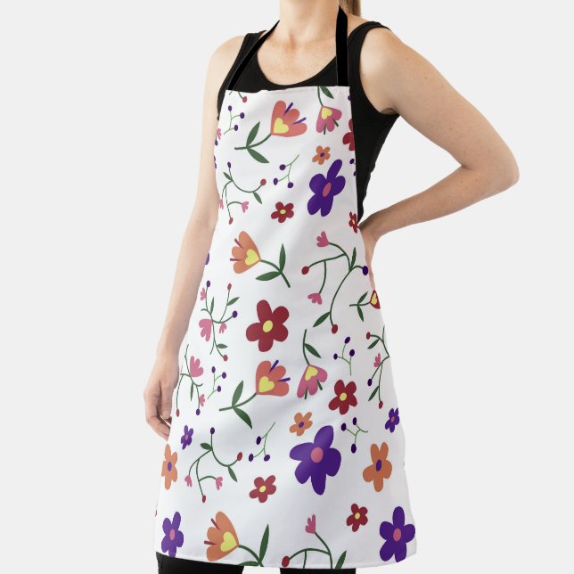 Delantal Large Floral Apron (in situ)