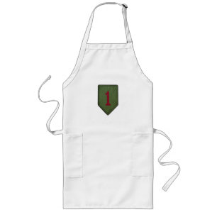 Delantal Largo 1.ª división de infantería vietnam vets bbq apron
