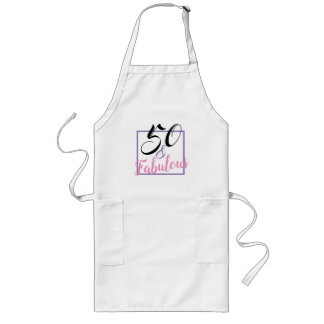 Delantal Largo 50 Y Fabuloso Apron de Fiesta de 50 Años