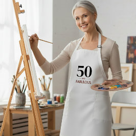 Delantal Largo 50 y fabuloso cumpleaños con vino de cereza