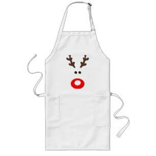 Delantal Largo A Cute Rudolph - Navidades Apron